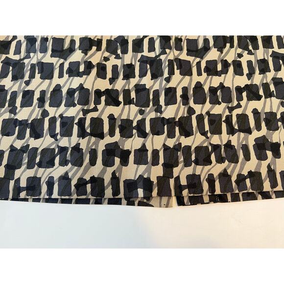 Classiques Entier Patterned Silk Wool Blend Straight Cut Skirt Career Women's 6 - Picture 12 of 16